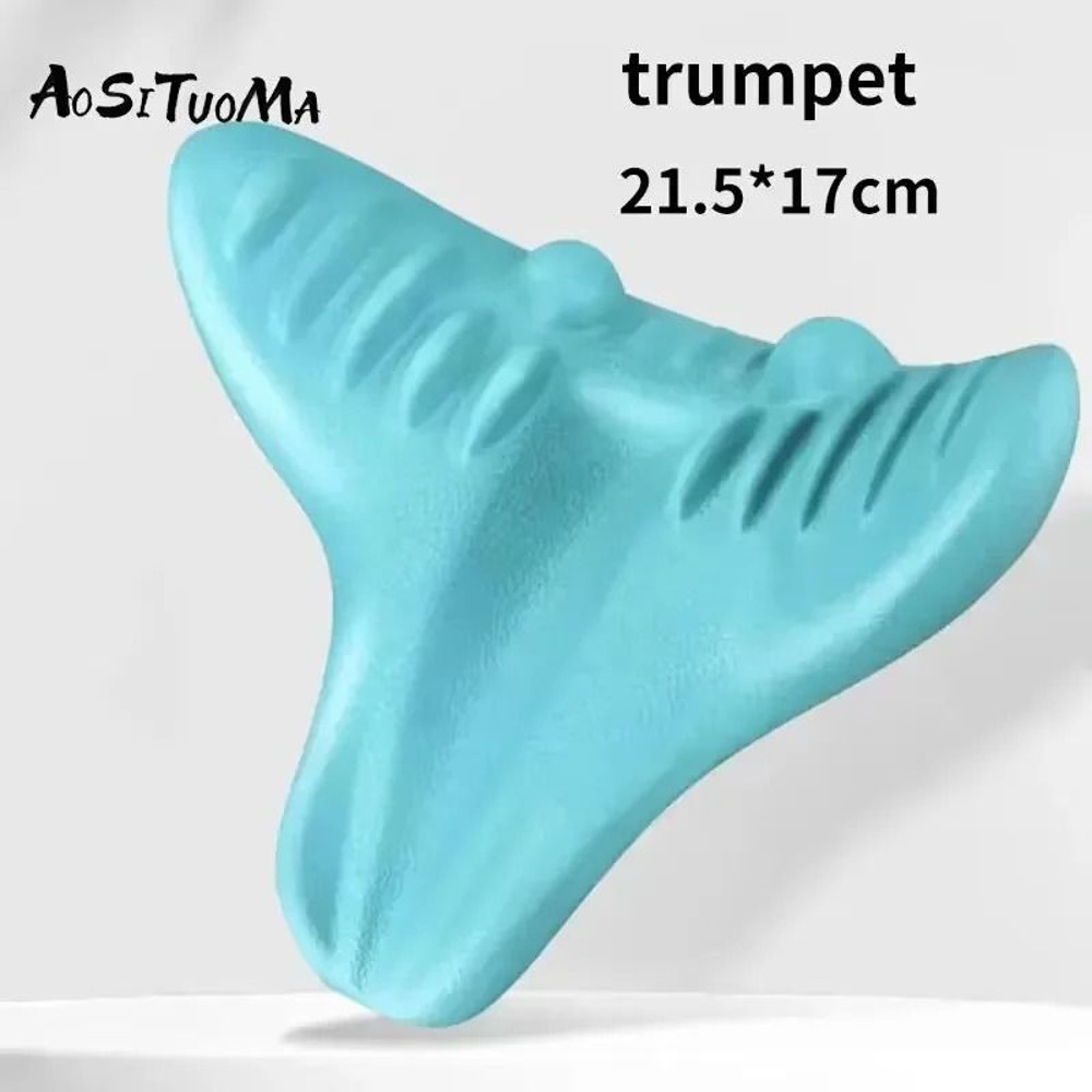 Cervical Traction Neck Relaxer Pillow For Spine Alignment And Muscle Relief 7