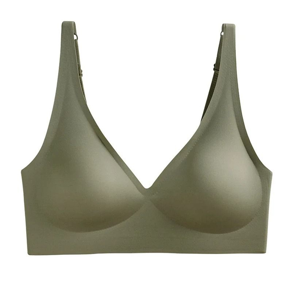 Womens Seamless Wire Free Push Up Bra With Adjustable Straps 7
