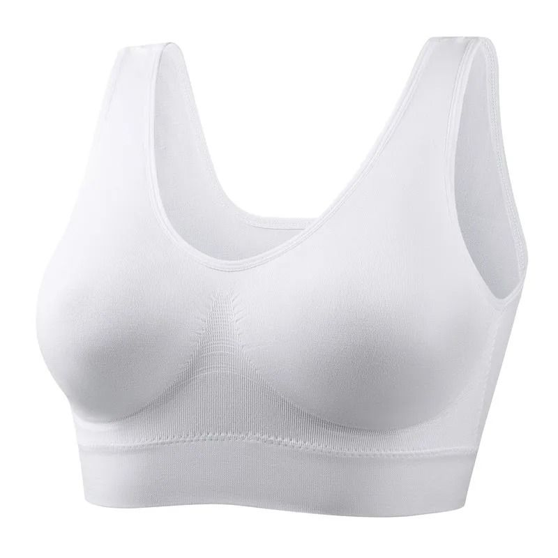 Women Plus Size Seamless Wire Free Bra With Padded Comfort Support 6