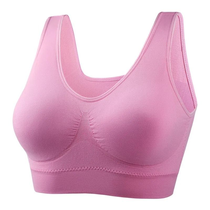Women Plus Size Seamless Wire Free Bra With Padded Comfort Support 8