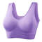 Women Plus Size Seamless Wire Free Bra With Padded Comfort Support 10