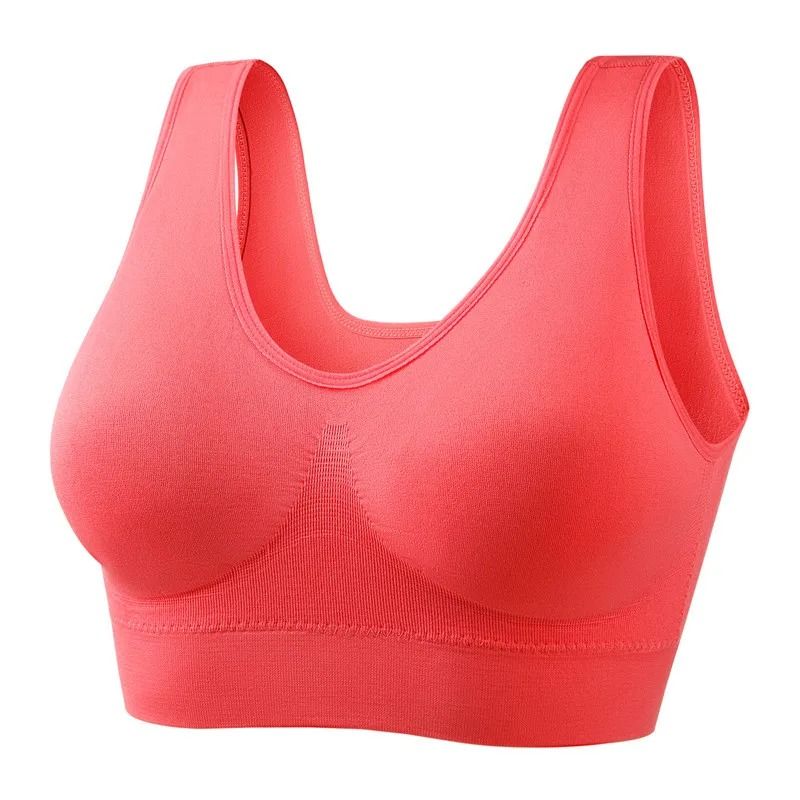 Women Plus Size Seamless Wire Free Bra With Padded Comfort Support 13