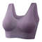 Women Plus Size Seamless Wire Free Bra With Padded Comfort Support 15