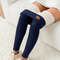 Women High Waist Thermal Fleece Lined Winter Warm Leggings 0