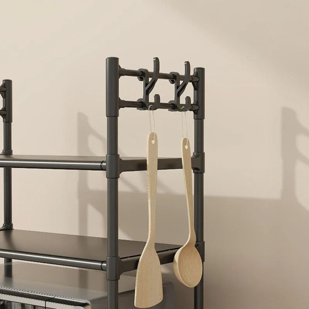 Multi Tier Kitchen Storage Rack Microwave Oven Shelf Countertop Organizer 4