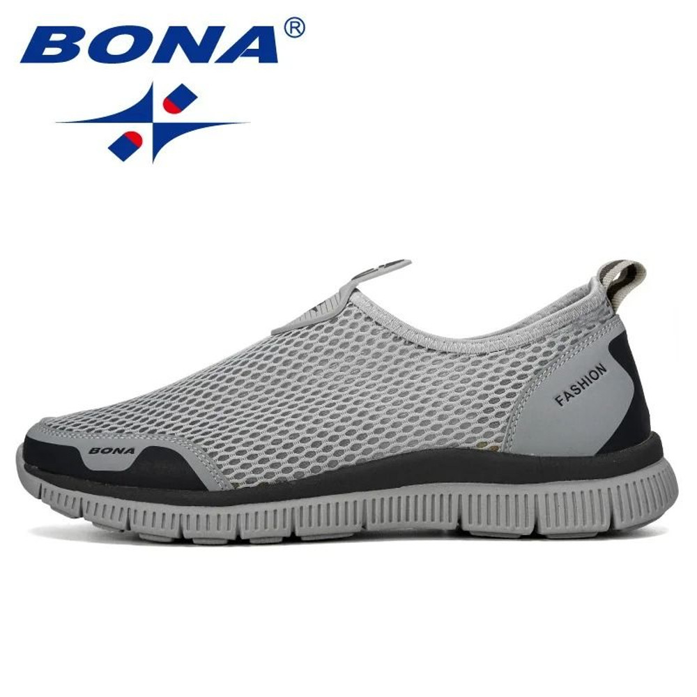 BONA Men Breathable Mesh Casual Sneakers Comfortable Lightweight Walking Shoes 4