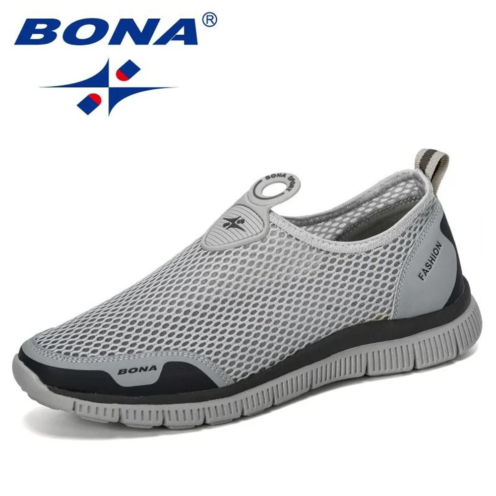 BONA Men Breathable Mesh Casual Sneakers Comfortable Lightweight Walking Shoes 7