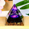 Amethyst Crystal Ball Pyramid Home Decor Raw Stone For Stress Relief 0