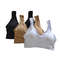 3pc Active Bra Set Wireless Push Up Seamless Plus Size Fitness Bra 0