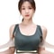 Sports Bra Front Adjustable Buckle Wireless Padded Breathable Top 2