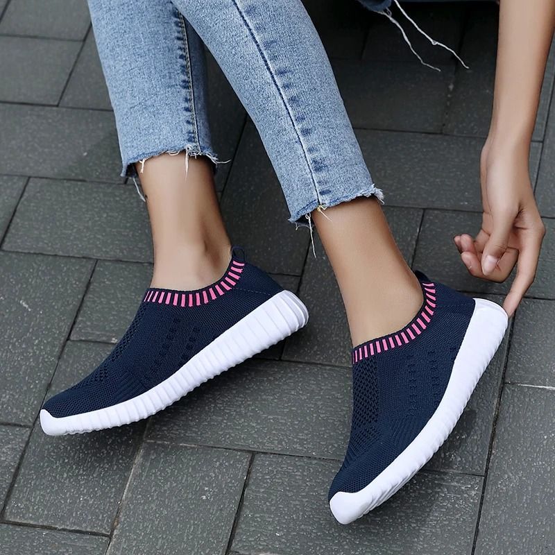Women Casual Lightweight Mesh Breathable Vulcanized Sneakers 5