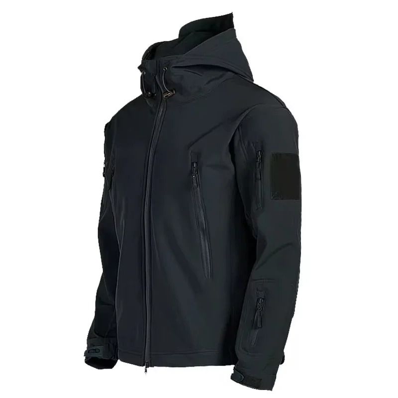 Men Military Shark Skin Soft Shell Jacket Tactical Windproof Waterproof Bomber 2