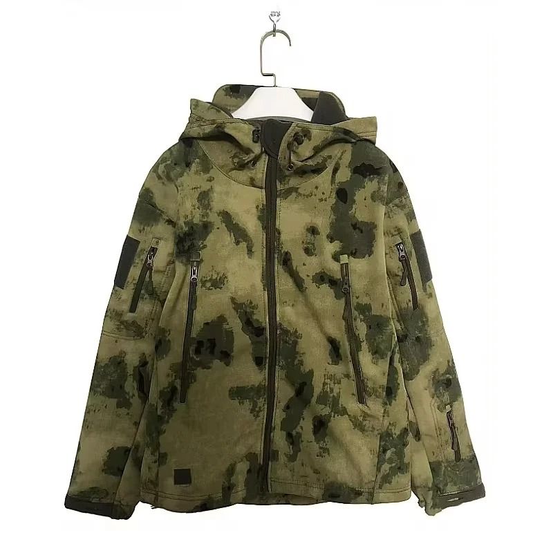 Men Military Shark Skin Soft Shell Jacket Tactical Windproof Waterproof Bomber 13