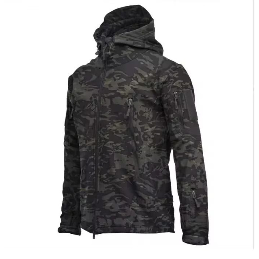 Men Military Shark Skin Soft Shell Jacket Tactical Windproof Waterproof Bomber 14