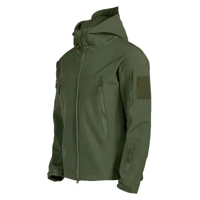 Men Military Shark Skin Soft Shell Jacket Tactical Windproof Waterproof Bomber 6