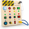 Montessori Wooden Busy Board Toddler Sensory Light Switch Control Fine Motor Toy 7
