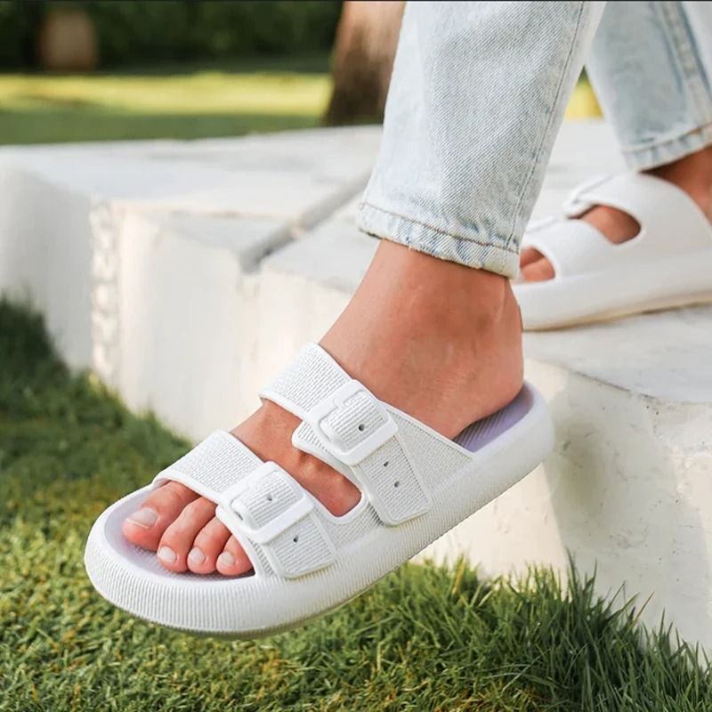 Cushion Sandals Cloud Soft Sole Slides Platform Slippers Non Slip Footwear 1