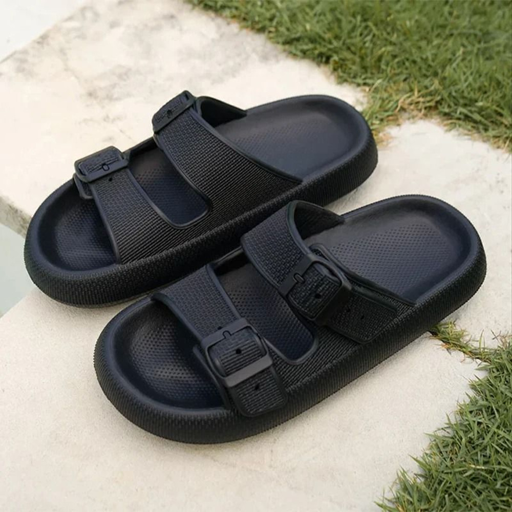 Cushion Sandals Cloud Soft Sole Slides Platform Slippers Non Slip Footwear 2