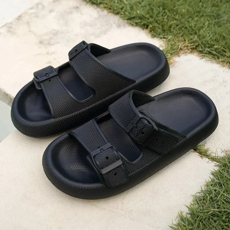 Cushion Sandals Cloud Soft Sole Slides Platform Slippers Non Slip Footwear 2
