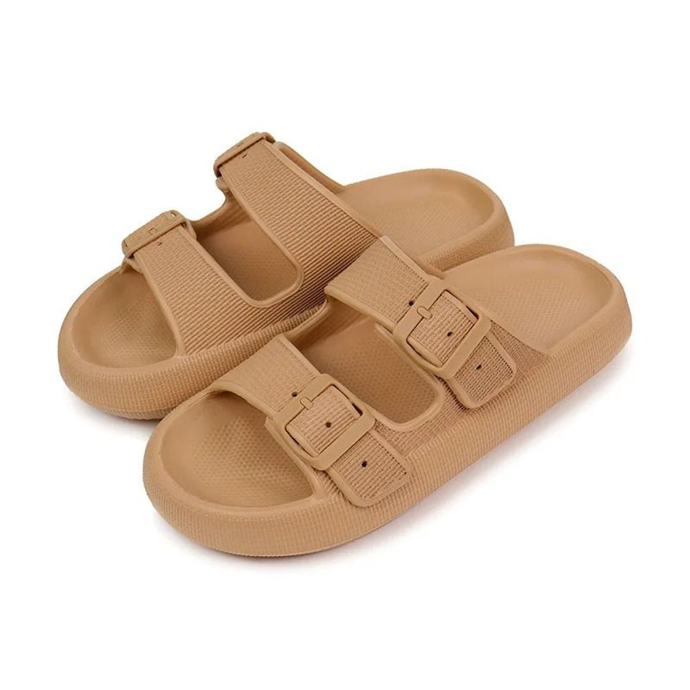 Cushion Sandals Cloud Soft Sole Slides Platform Slippers Non Slip Footwear 9