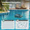Seauto SAT 10 Robotic Pool Cleaner Cordless Vacuum With 180 Minute Runtime For Pools Up To 2000 Sq 3