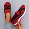 Women Casual Sports Shoes Comfortable Breathable Lightweight Soft Sole Flat Shoes 1