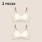 2Pcs Women Push Up Bras Seamless Comfortable Soft Breathable Wireless Lingerie Set 9