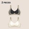 2Pcs Women Push Up Bras Seamless Comfortable Soft Breathable Wireless Lingerie Set 10
