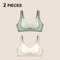2Pcs Women Push Up Bras Seamless Comfortable Soft Breathable Wireless Lingerie Set 5