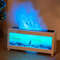 Home Fragrance Diffuser Fireplace Flame Essential Oil Humidifier With LED Atmosphere Lamp 0