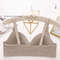 Front Buckle Thin Vest Bra Breathable Push Up Comfort Underwear Top 1