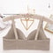 Front Buckle Thin Vest Bra Breathable Push Up Comfort Underwear Top 1