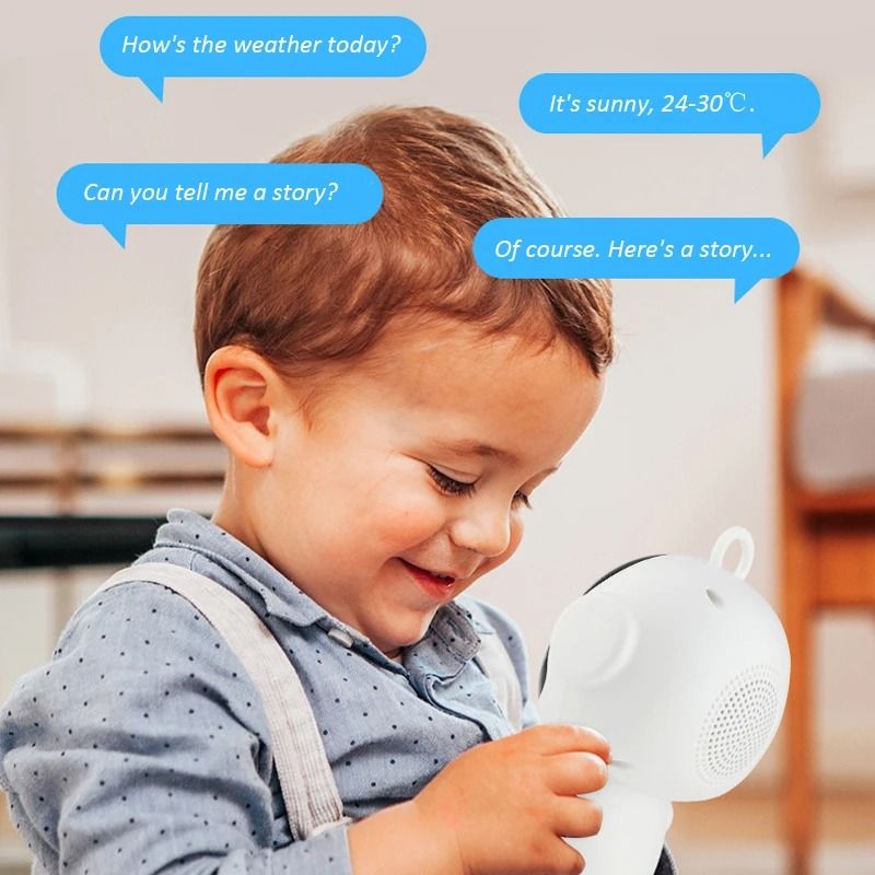 Tuya Smart AI Robot WiFi Educational Learning Companion For Kids Voice Interactive Speech Toy 1