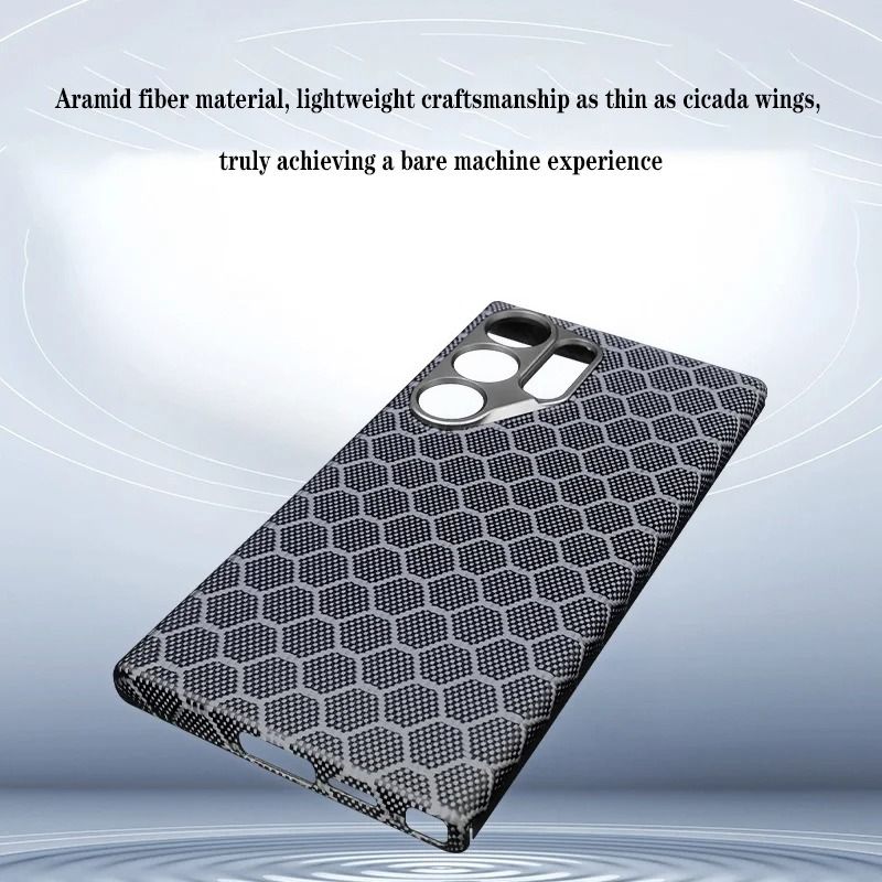 Magnetic Ultra Thin Carbon Fiber Kevlar Phone Case Samsung Galaxy S24 Ultra Protective Cover 2