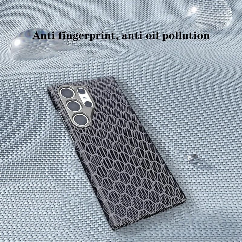 Magnetic Ultra Thin Carbon Fiber Kevlar Phone Case Samsung Galaxy S24 Ultra Protective Cover 4