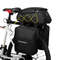 3 In 1 Waterproof Bike Rack Trunk Bag Rear Seat Cooler Bag With Side Hanging Bags 10