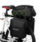 3 In 1 Waterproof Bike Rack Trunk Bag Rear Seat Cooler Bag With Side Hanging Bags 11