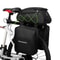 3 In 1 Waterproof Bike Rack Trunk Bag Rear Seat Cooler Bag With Side Hanging Bags 11