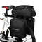 3 In 1 Waterproof Bike Rack Trunk Bag Rear Seat Cooler Bag With Side Hanging Bags 6