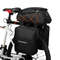 3 In 1 Waterproof Bike Rack Trunk Bag Rear Seat Cooler Bag With Side Hanging Bags 8