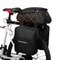 3 In 1 Waterproof Bike Rack Trunk Bag Rear Seat Cooler Bag With Side Hanging Bags 8
