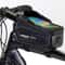 1L Bike Front Frame Bag Mobile Phone Case Holder Top Tube Waterproof 0