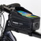 1L Bike Front Frame Bag Mobile Phone Case Holder Top Tube Waterproof 0