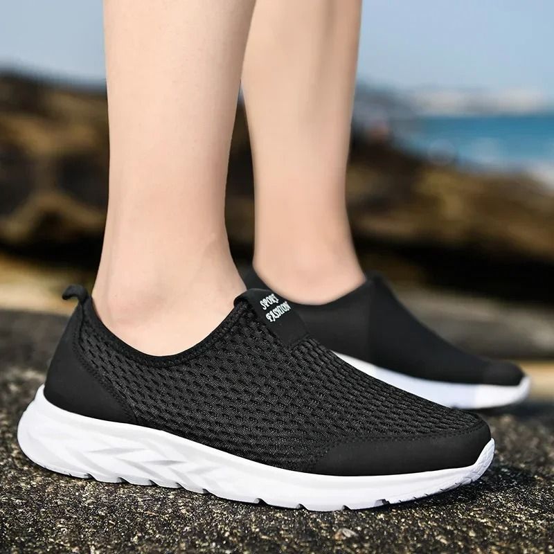 Men Breathable Walking Sneakers Lightweight Outdoor Summer Shoes Plus Size 2