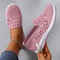 Women Summer Breathable Mesh Flat Casual Sneakers Lightweight Walking Shoes 1