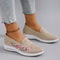 Women Summer Breathable Mesh Flat Casual Sneakers Lightweight Walking Shoes 5