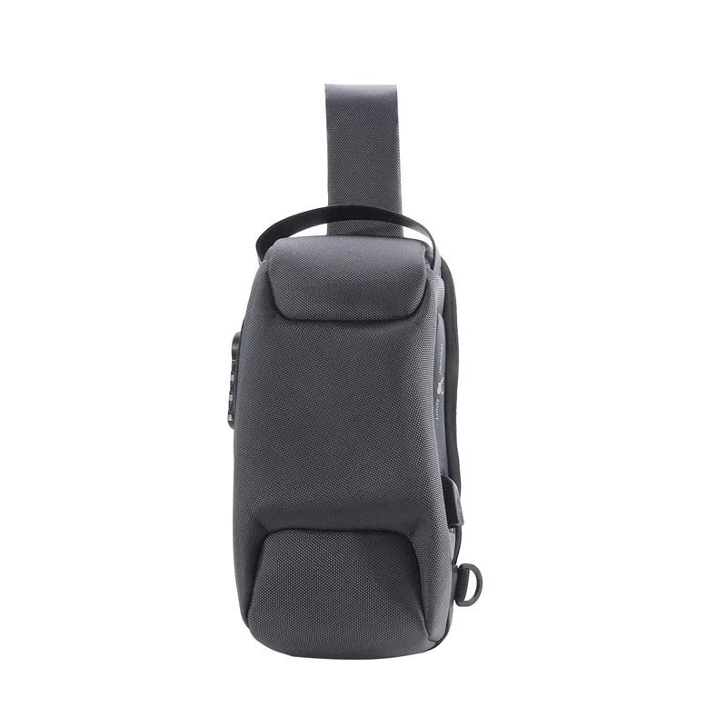 Mens USB Crossbody Bag Anti Theft Waterproof Oxford Travel Shoulder Chest Pack 11