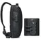 Mens USB Crossbody Bag Anti Theft Waterproof Oxford Travel Shoulder Chest Pack 3
