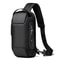 Mens USB Crossbody Bag Anti Theft Waterproof Oxford Travel Shoulder Chest Pack 6