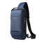 Mens USB Crossbody Bag Anti Theft Waterproof Oxford Travel Shoulder Chest Pack 12